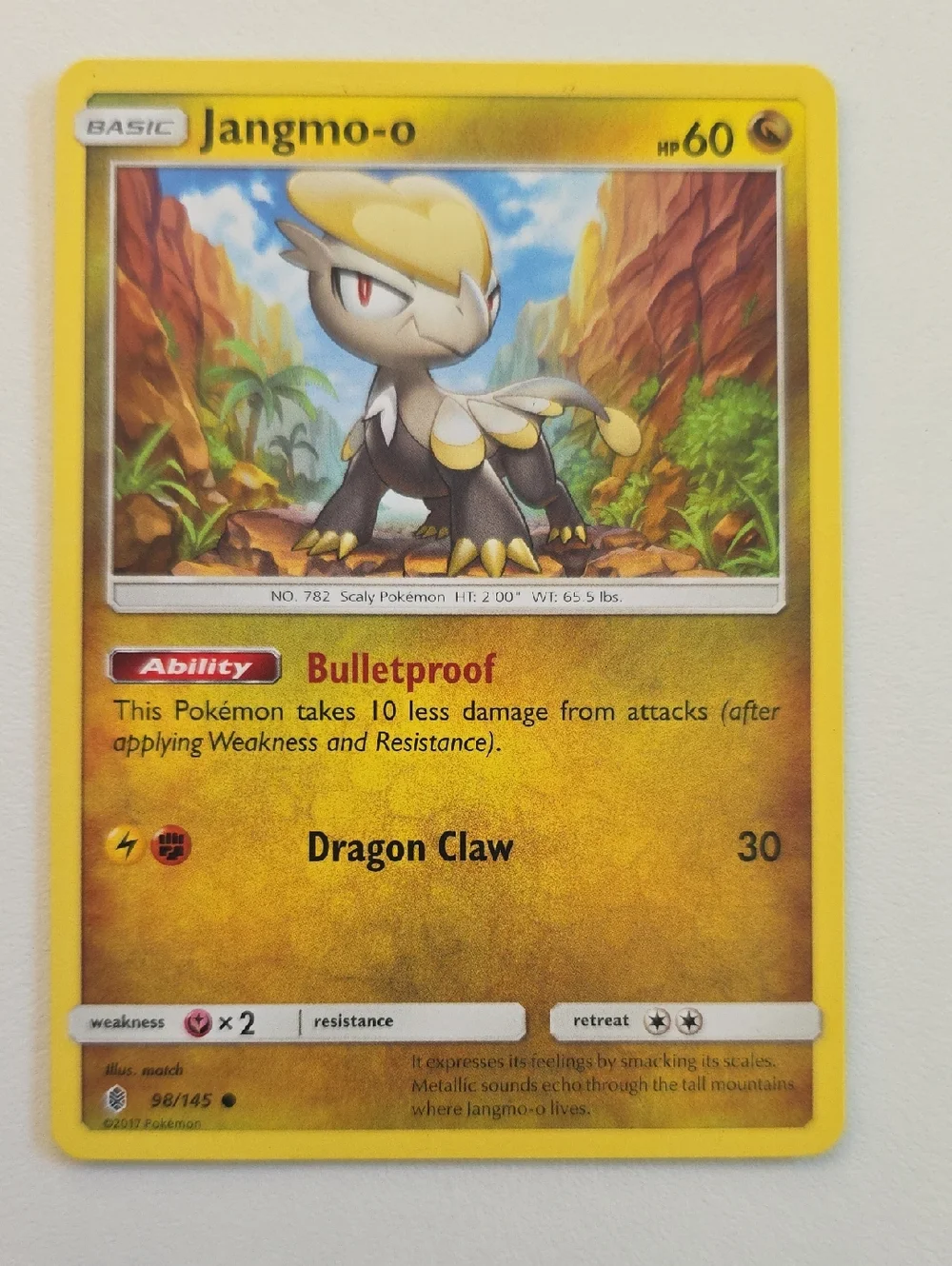 Pokemon Hakamo-o And Jangmo-o Trading Card Set